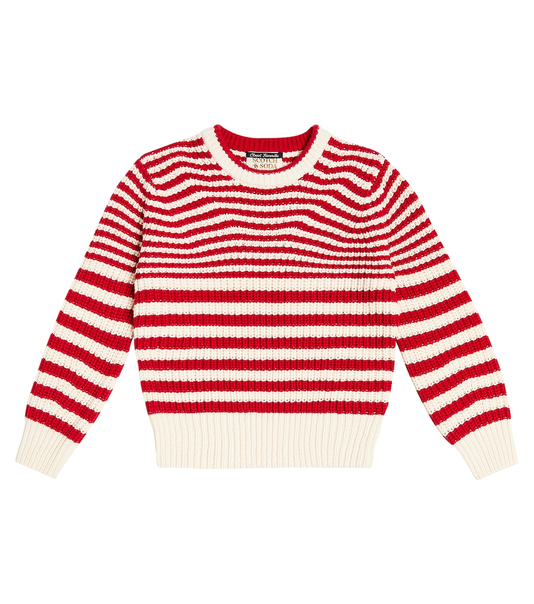 Striped cotton-blend sweater | Scotch & Soda Kids
