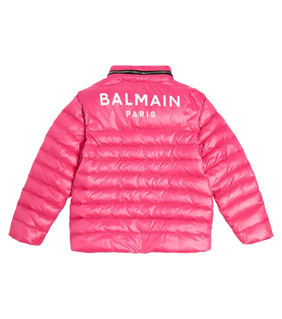 Chaqueta de plumas acolchada con logo | Balmain Kids