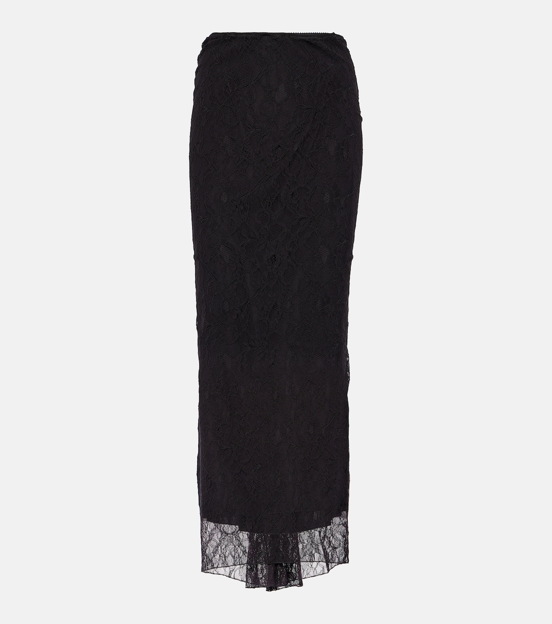 Low-rise lace maxi skirt | Dolce&Gabbana