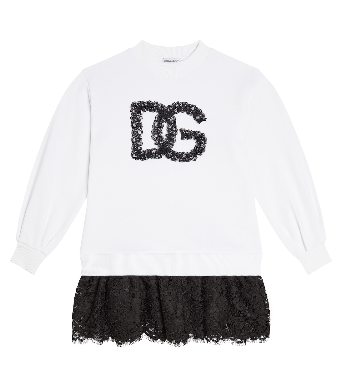 Abito DG in jersey di cotone | Dolce&Gabbana Kids
