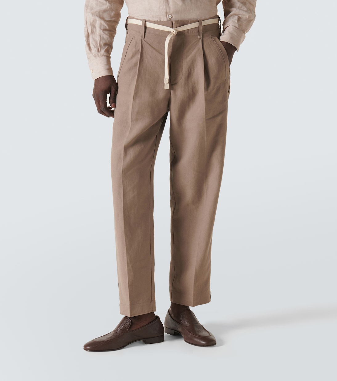 Gerade Hose aus Leinen | Zegna
