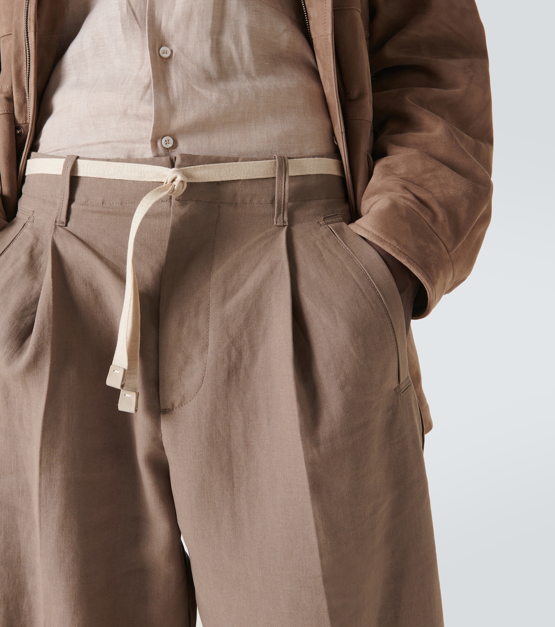 Gerade Hose aus Leinen | Zegna