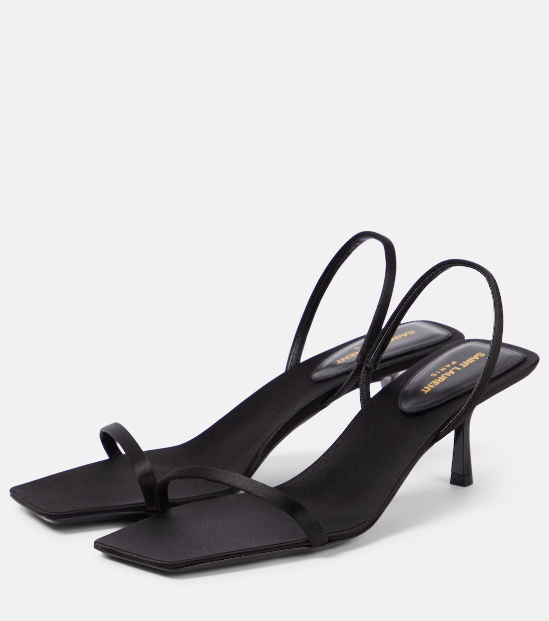 Sandali Jaspe 55 in crêpe di raso | Saint Laurent