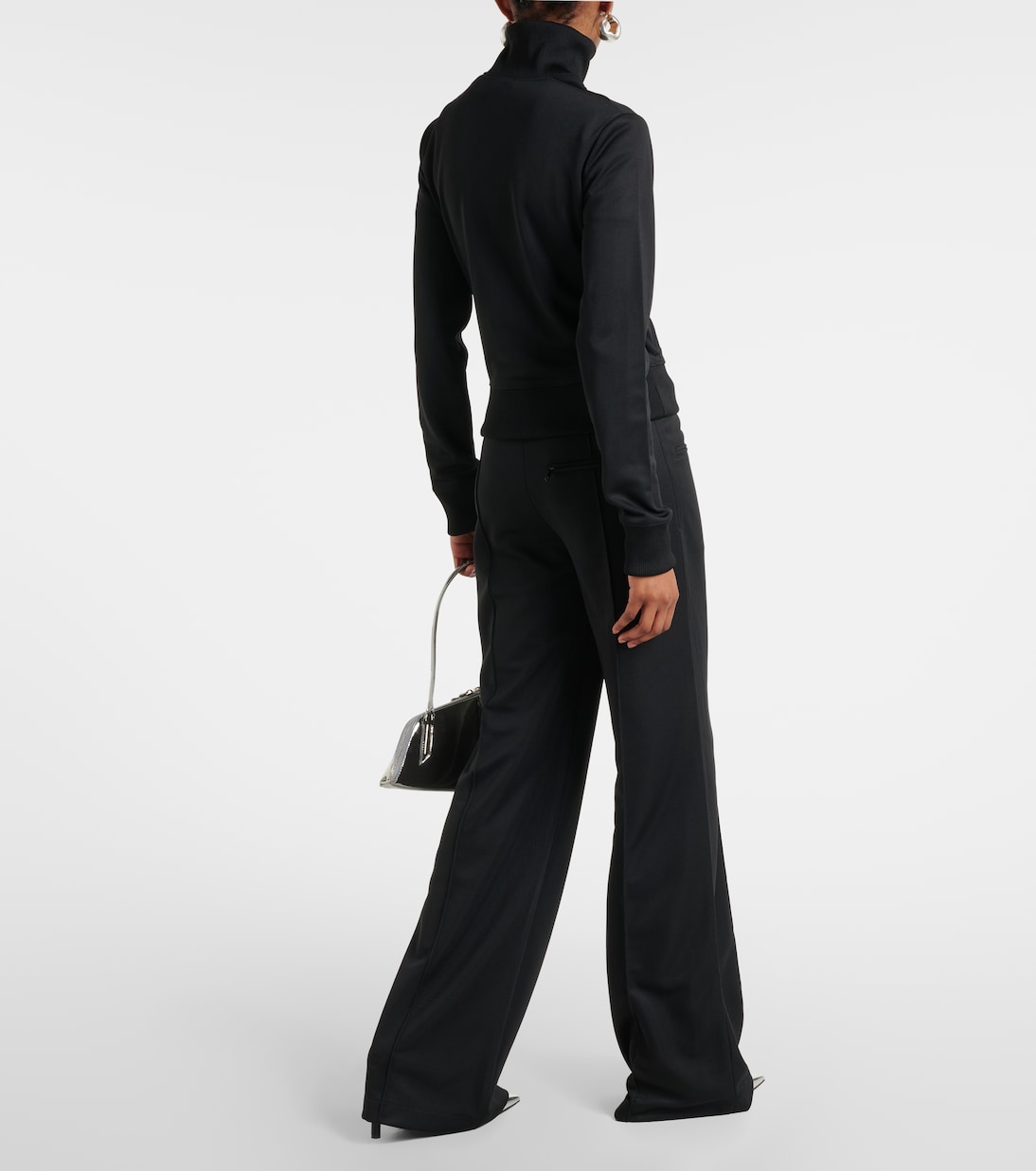 Logo jersey track jacket | Courrèges