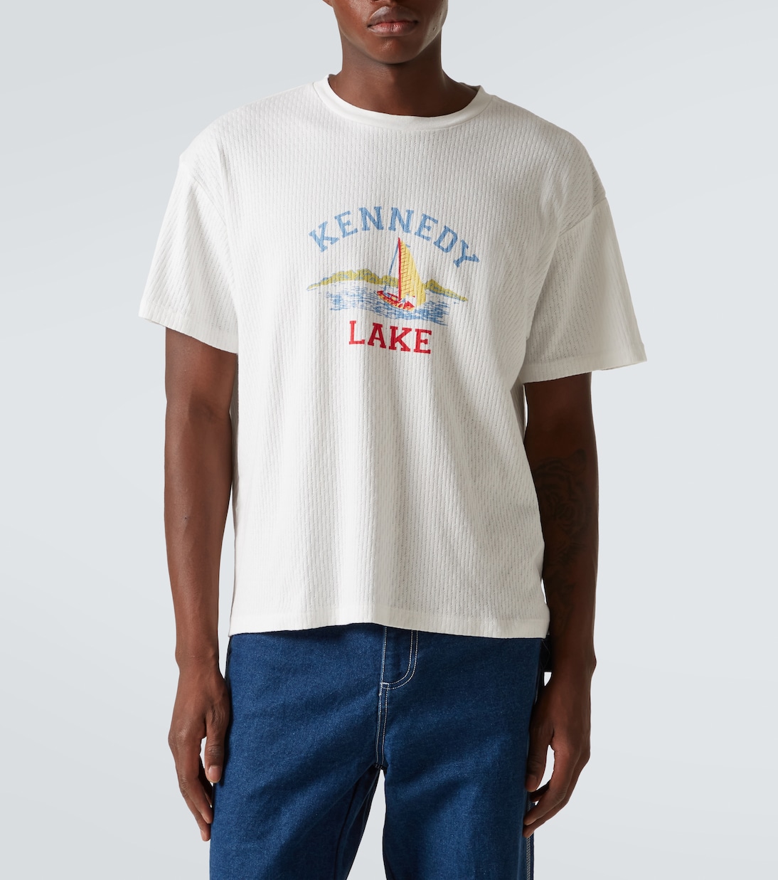 Camiseta con estampado del lago Kennedy | Bode
