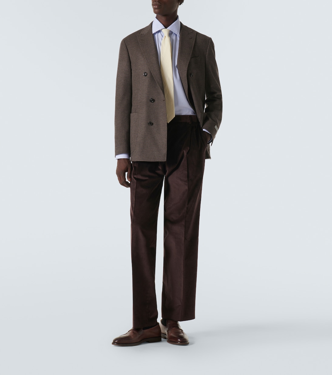 Pantaloni regular in velluto a coste | Canali