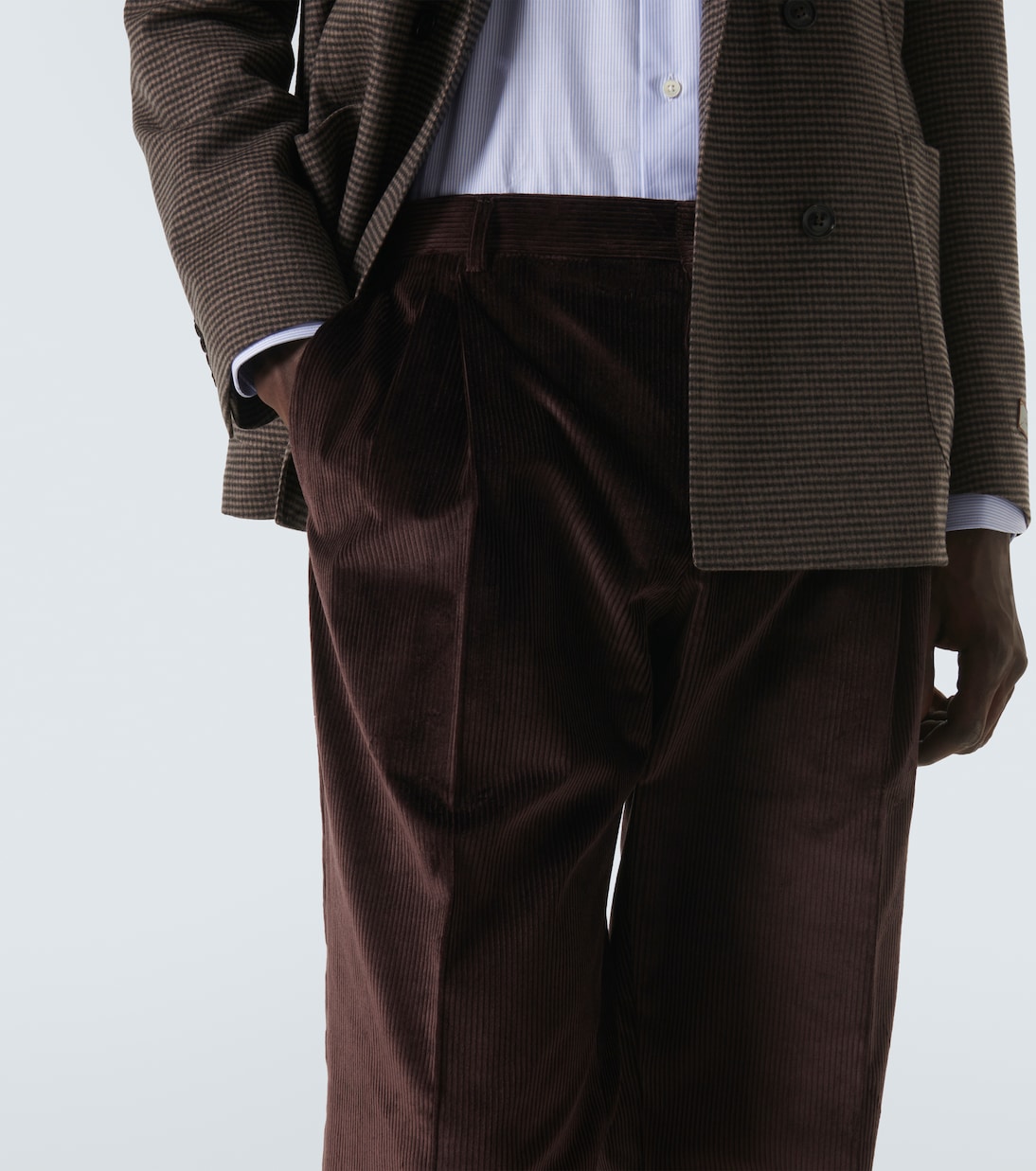 Pantaloni regular in velluto a coste | Canali