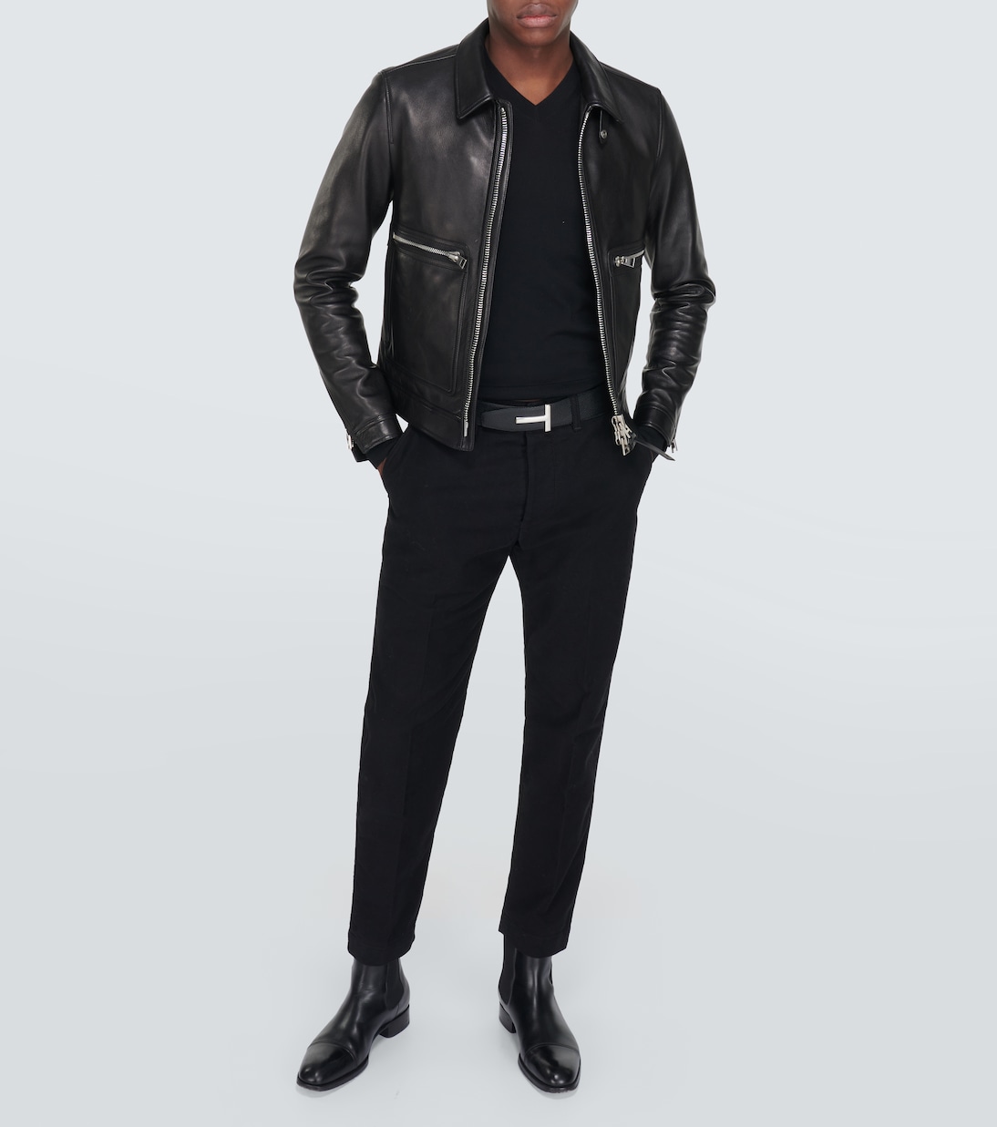 Giacca blouson in pelle | Tom Ford