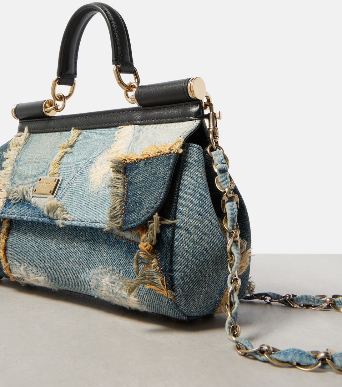 Bolso Sicily Medium con patchwork | Dolce&Gabbana