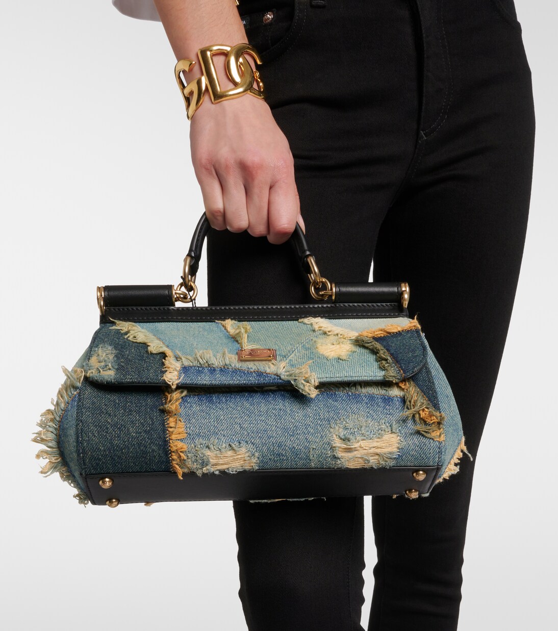 Bolso Sicily Medium con patchwork | Dolce&Gabbana