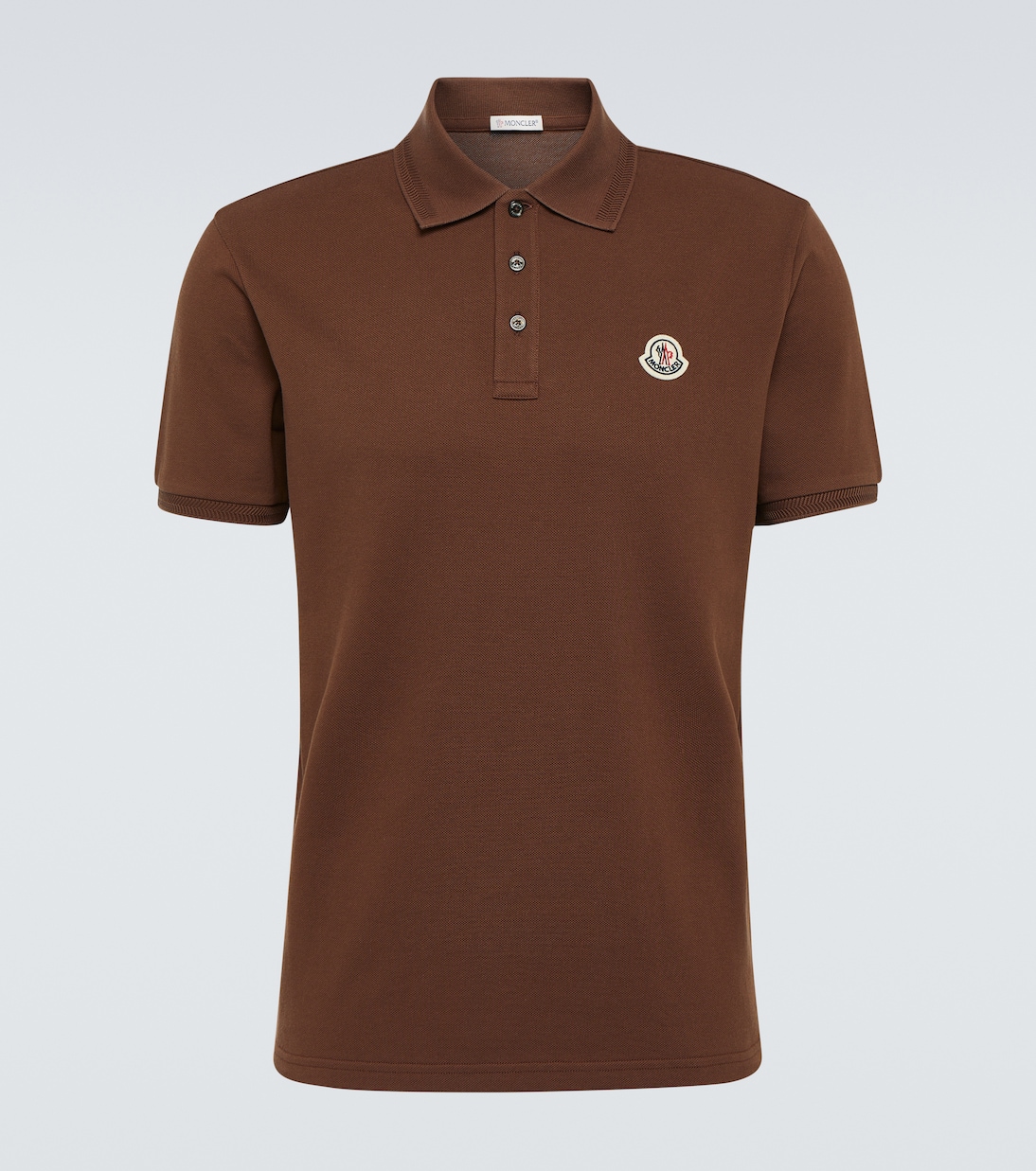 Moncler pique polo shirt hotsell