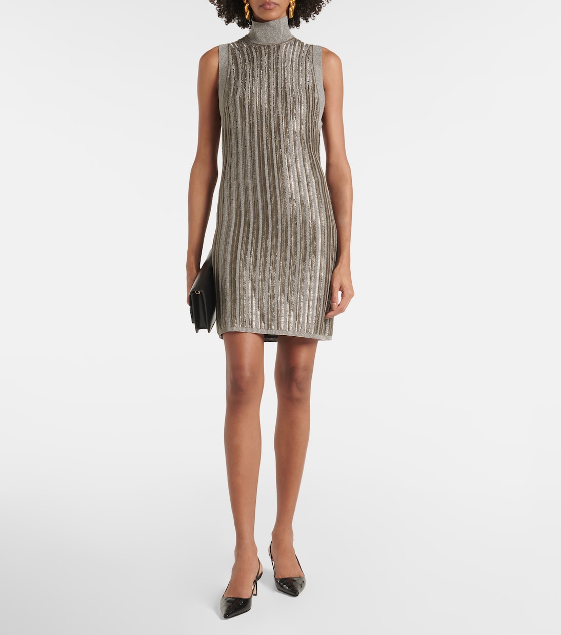 Vestido corto en mezcla de lana | Tom Ford