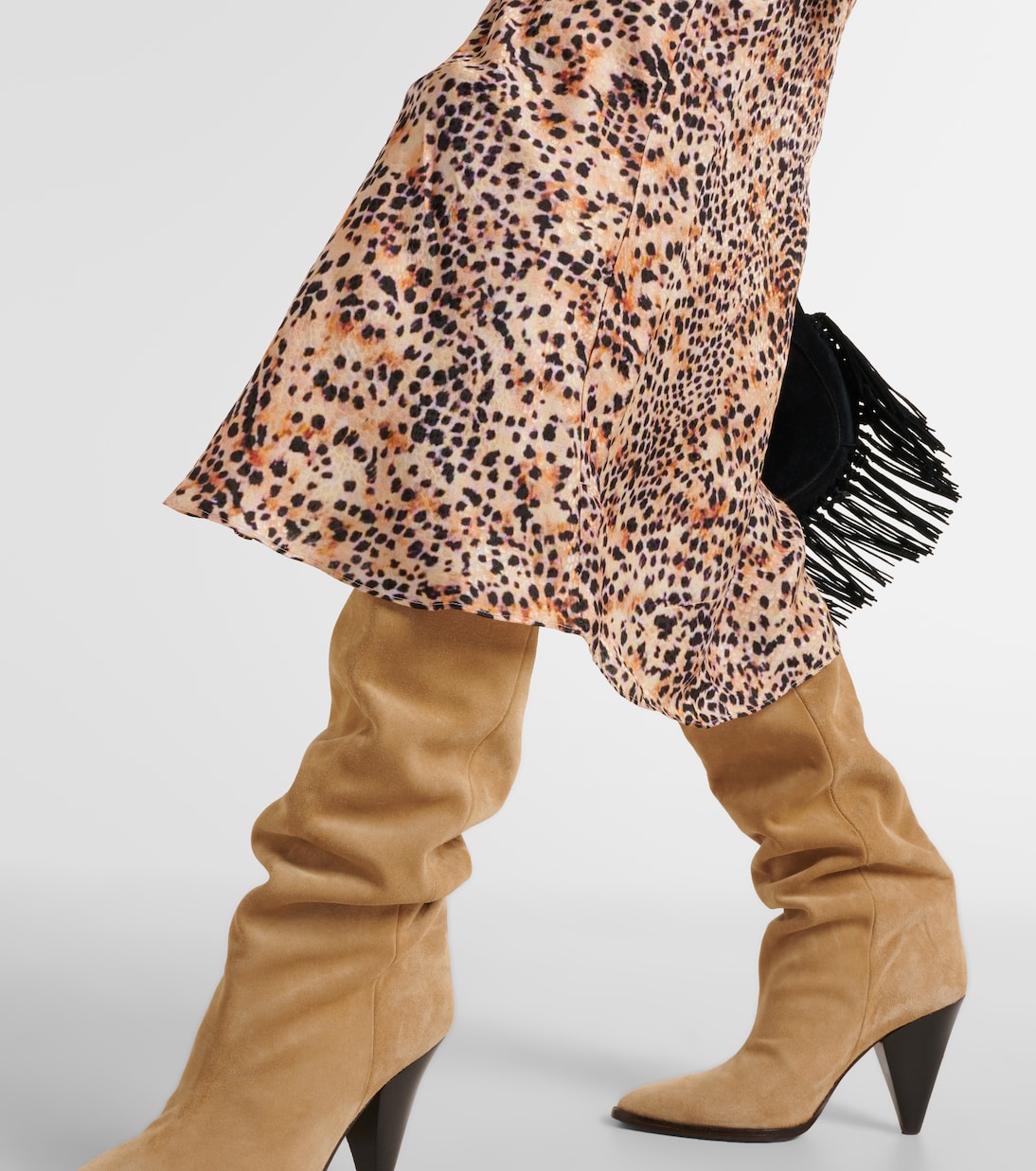 Gonna lunga Lisanne in raso | Isabel Marant