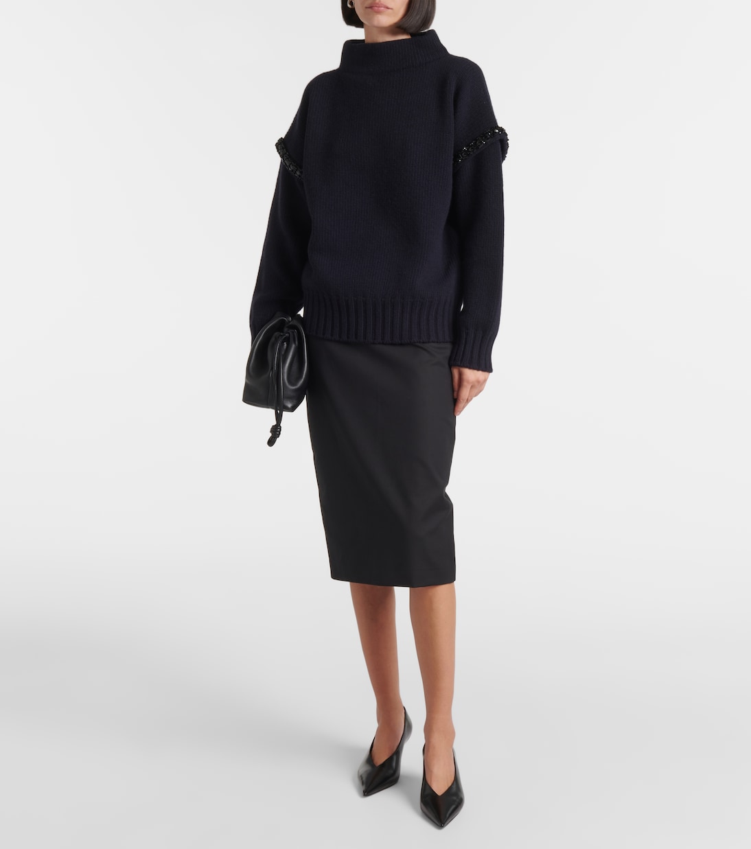 Sudadera con capucha Gene de lana virgen | Max Mara