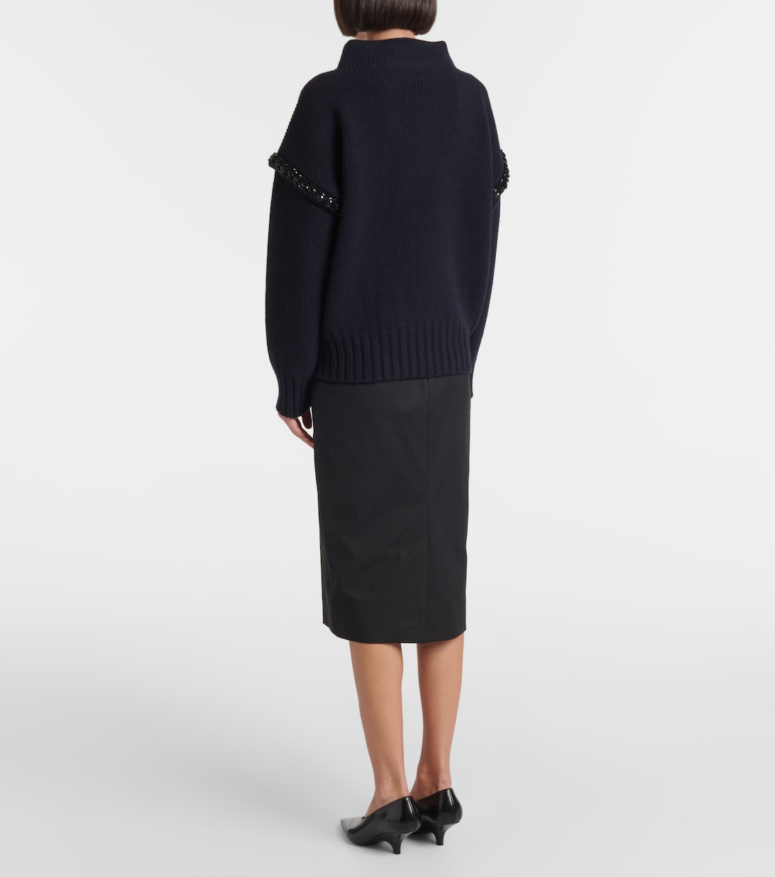 Sudadera con capucha Gene de lana virgen | Max Mara