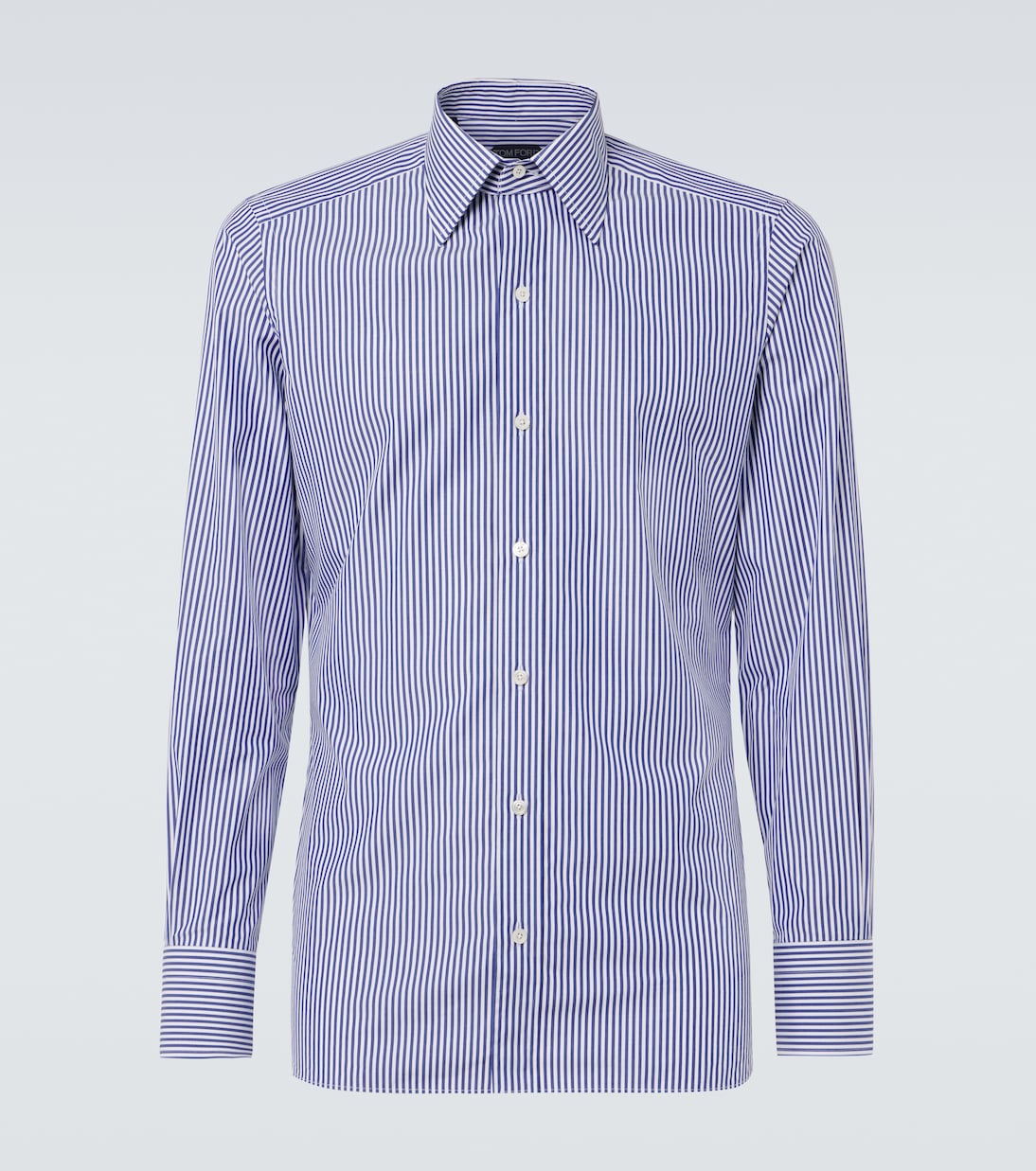 Camicia Bengal in misto cotone a righe | Tom Ford