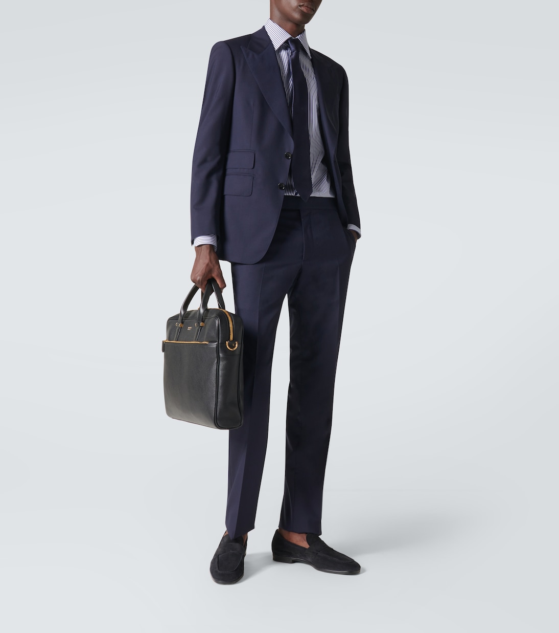 Camicia Bengal in misto cotone a righe | Tom Ford