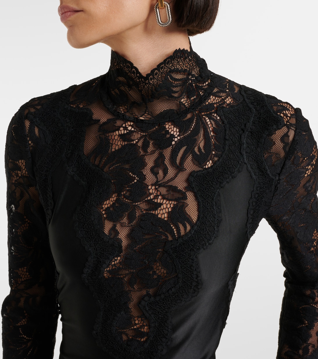 Top mit Spitze | Rabanne