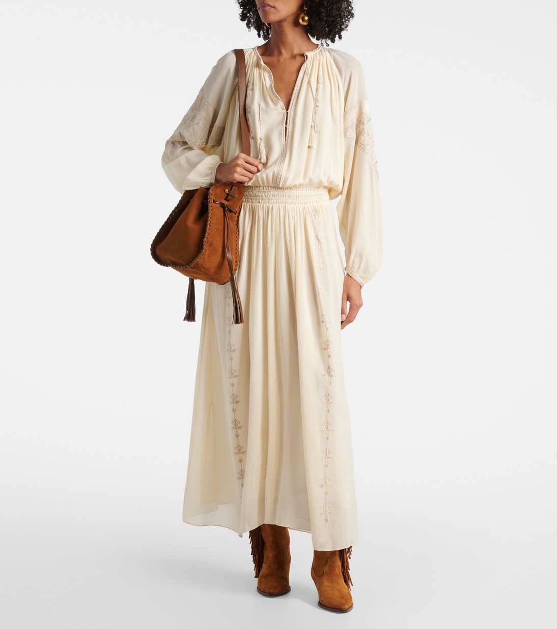 Secchiello Silao Medium in suede | Isabel Marant