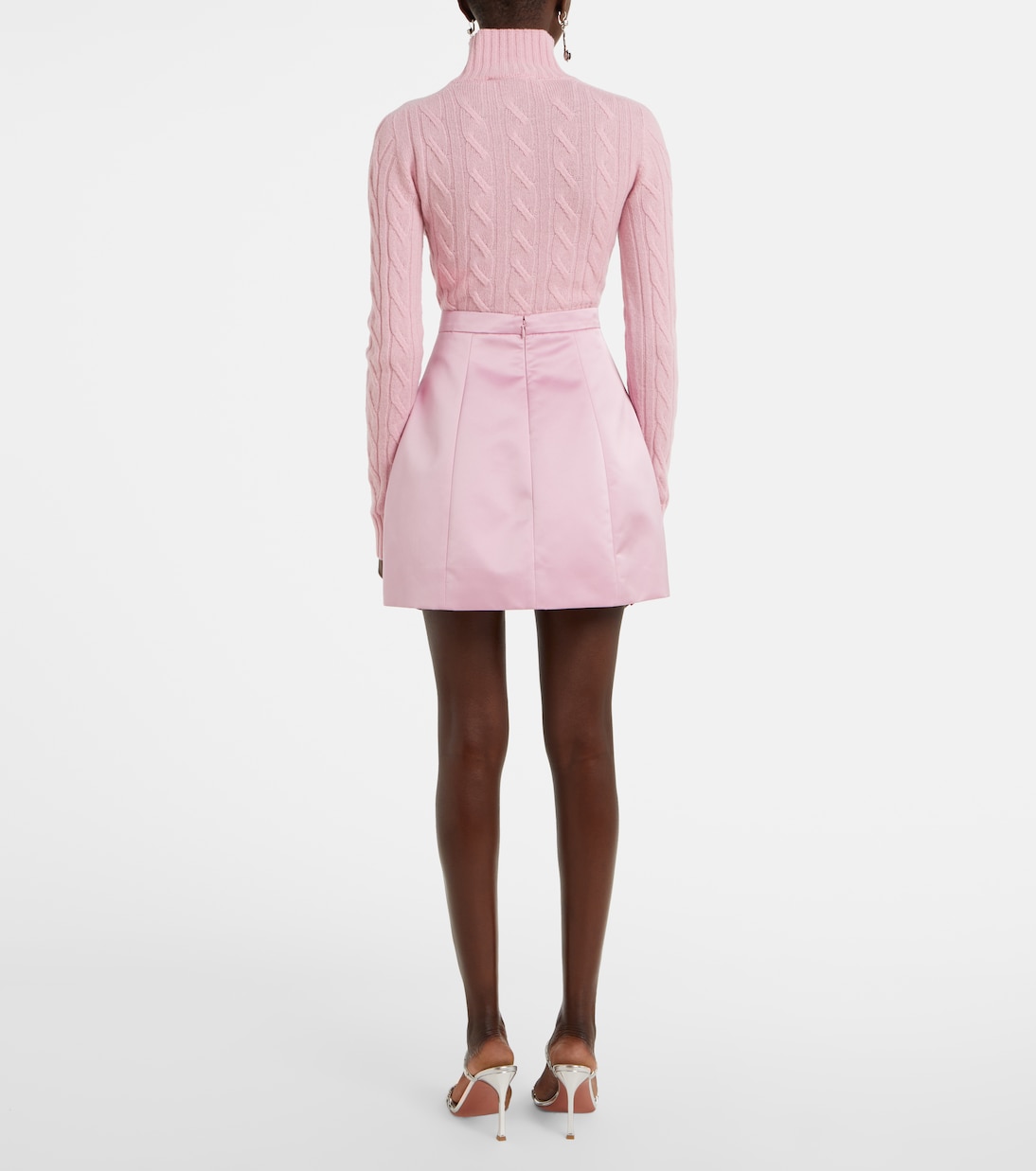 Jupe longue en satin | Blumarine