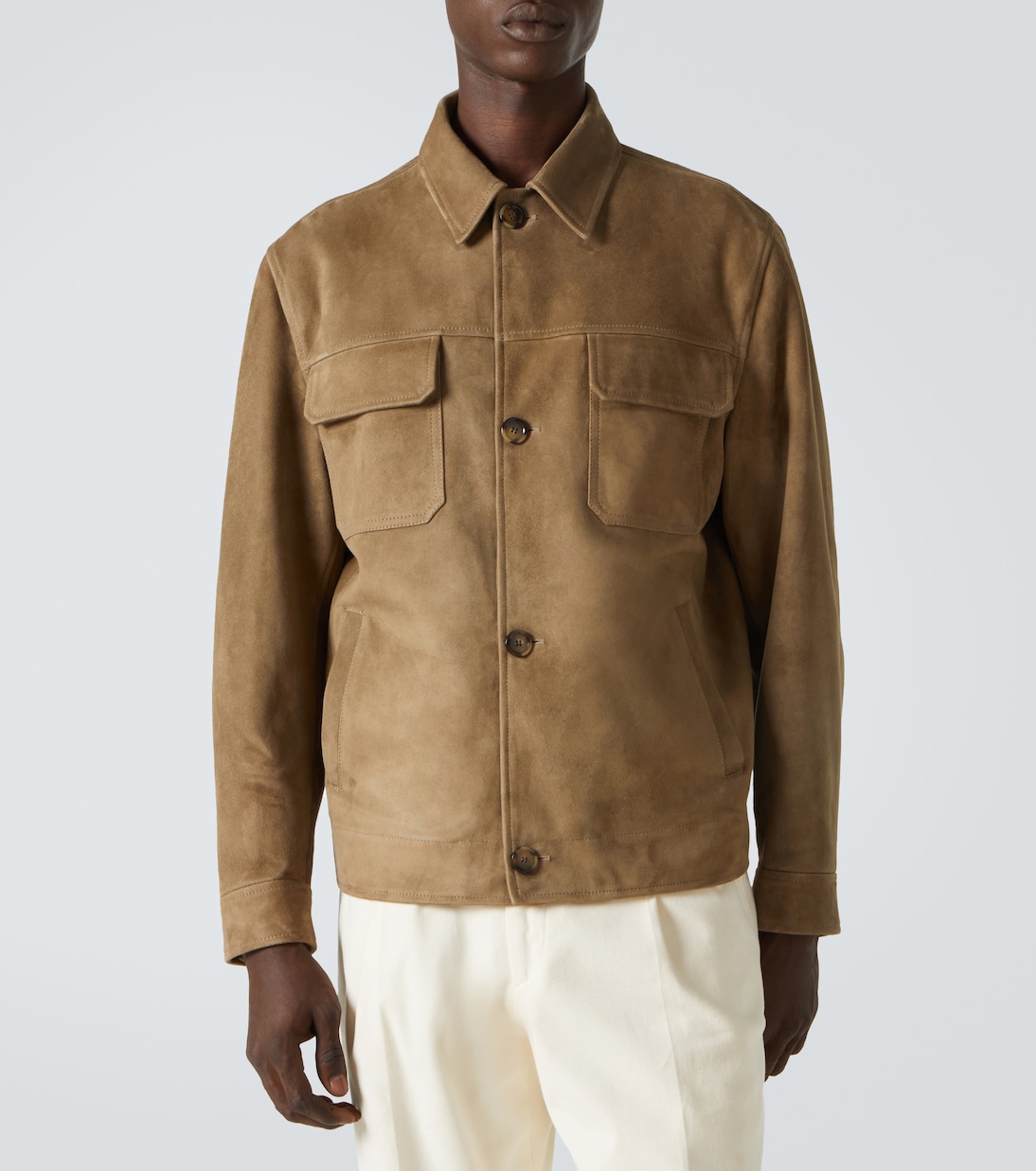 Suede leather jacket | Lardini