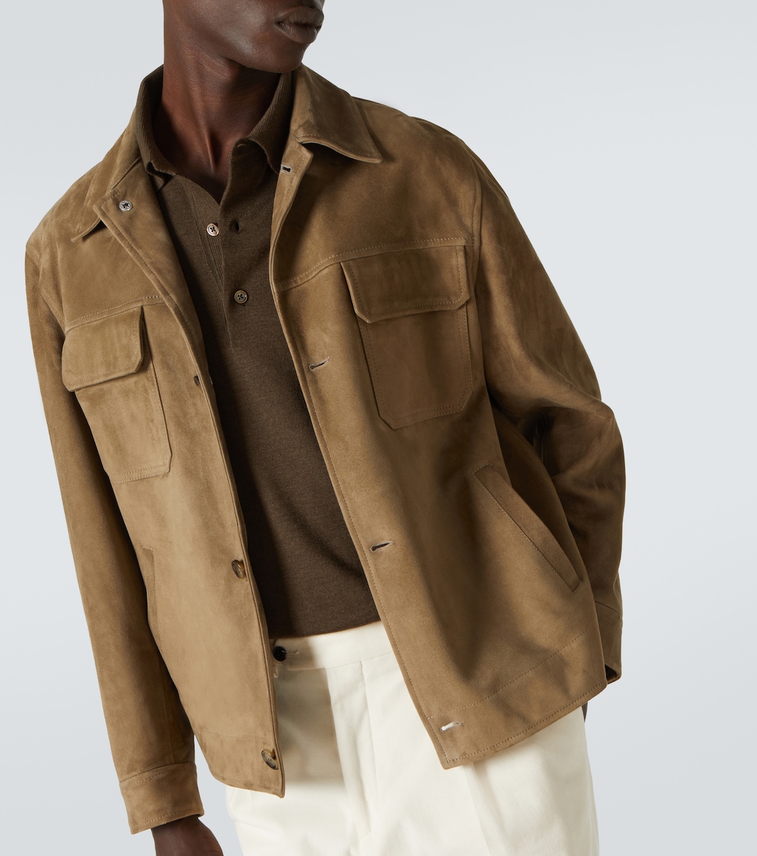 Suede leather jacket | Lardini