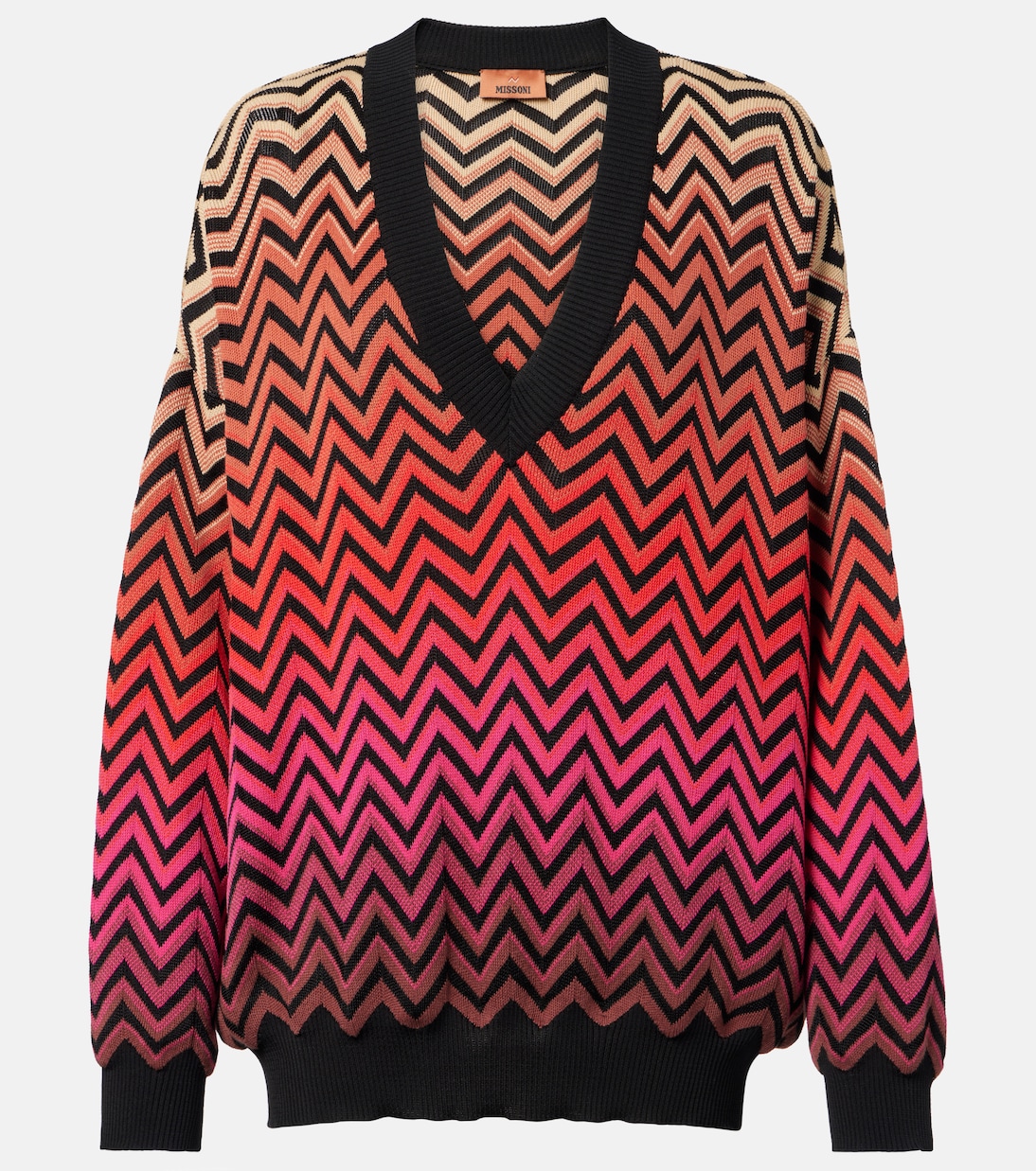Pull Zig Zag en coton mélangé | Missoni