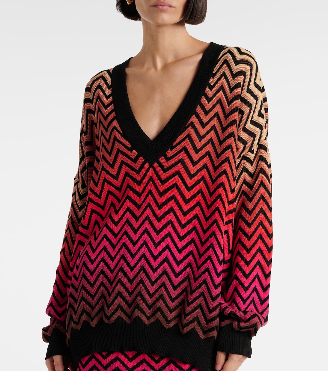 Pull Zig Zag en coton mélangé | Missoni