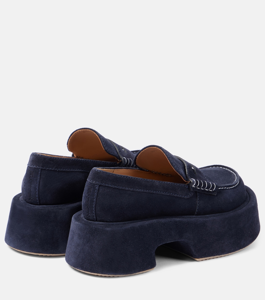 Mocassini in suede con platform | JW Anderson