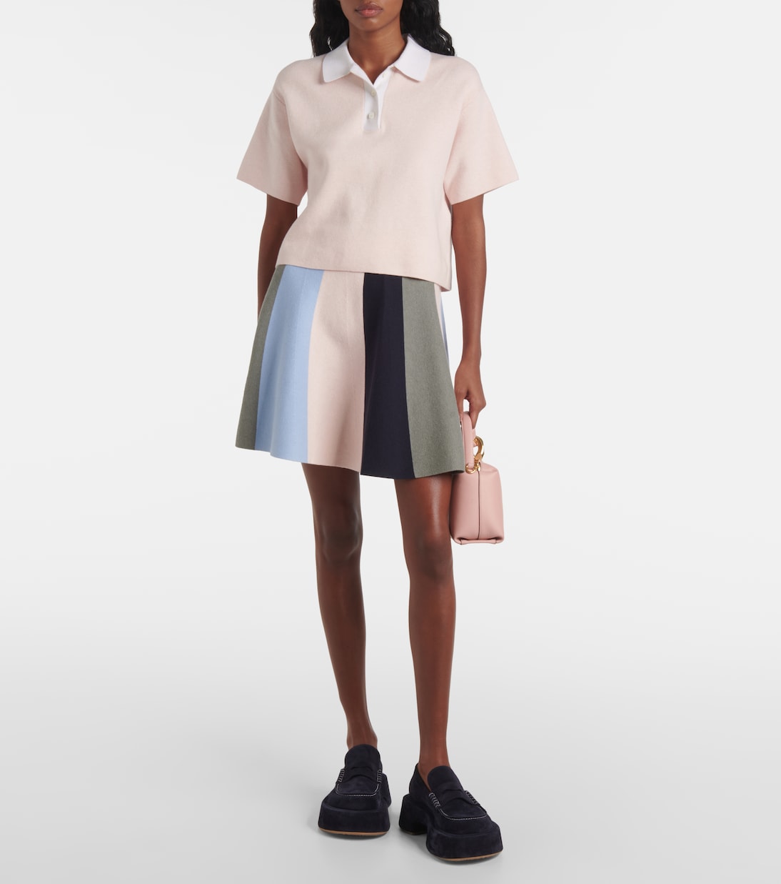 Mocassini in suede con platform | JW Anderson