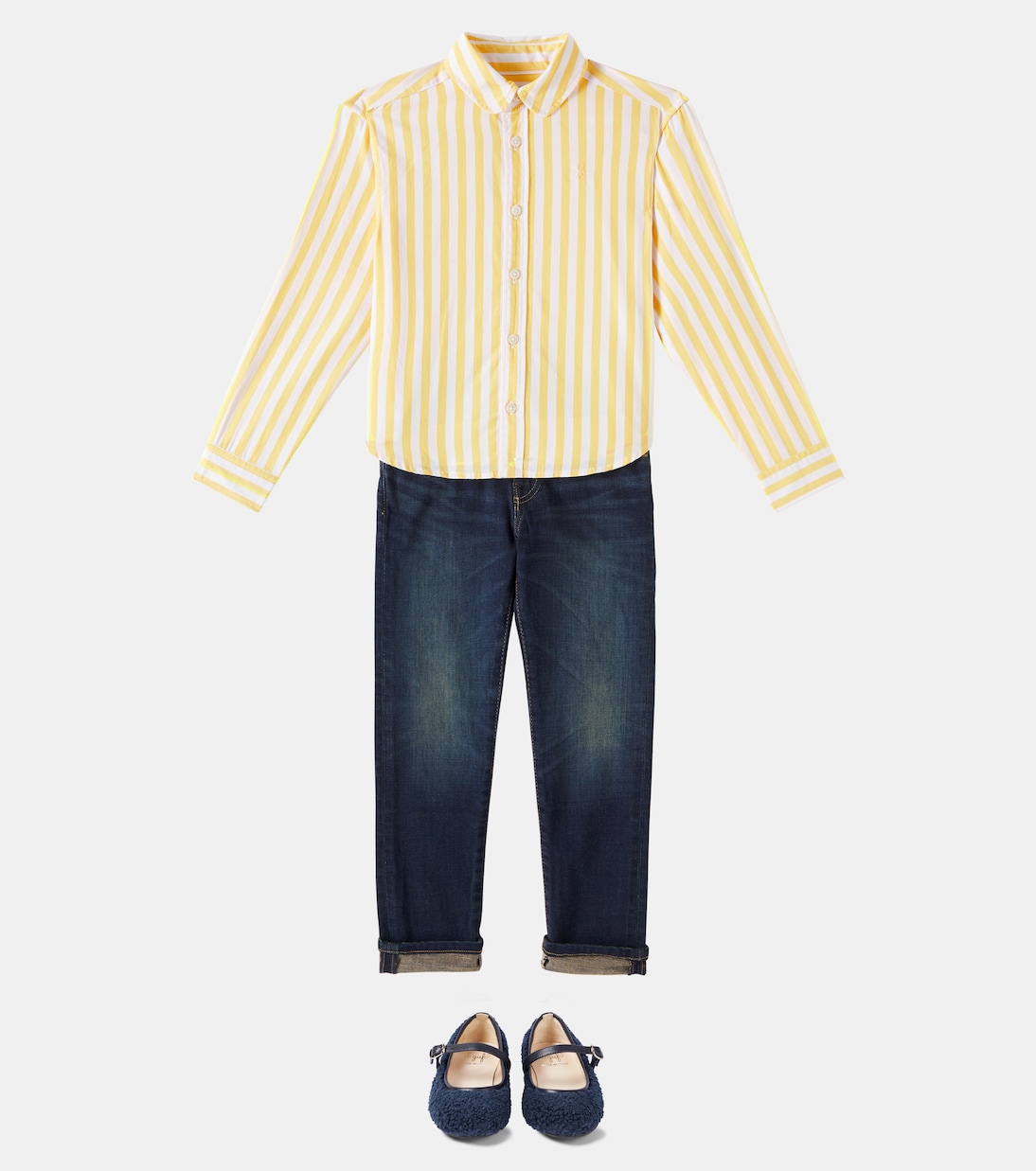 Camicia in cotone a righe | Polo Ralph Lauren Kids