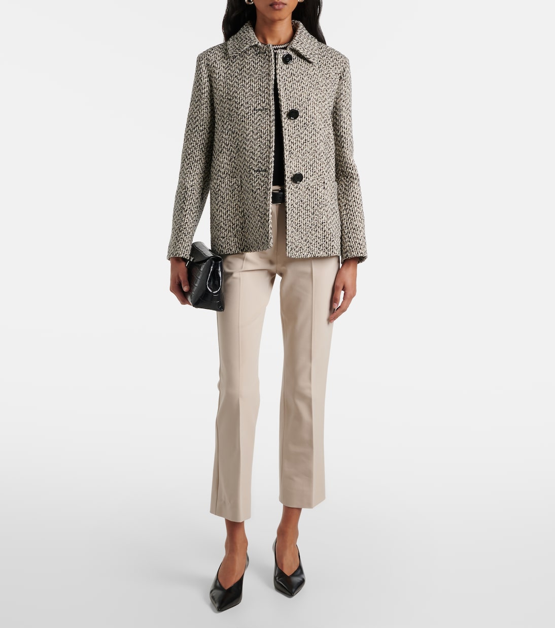 Wool and cotton-blend jacket | 'S Max Mara