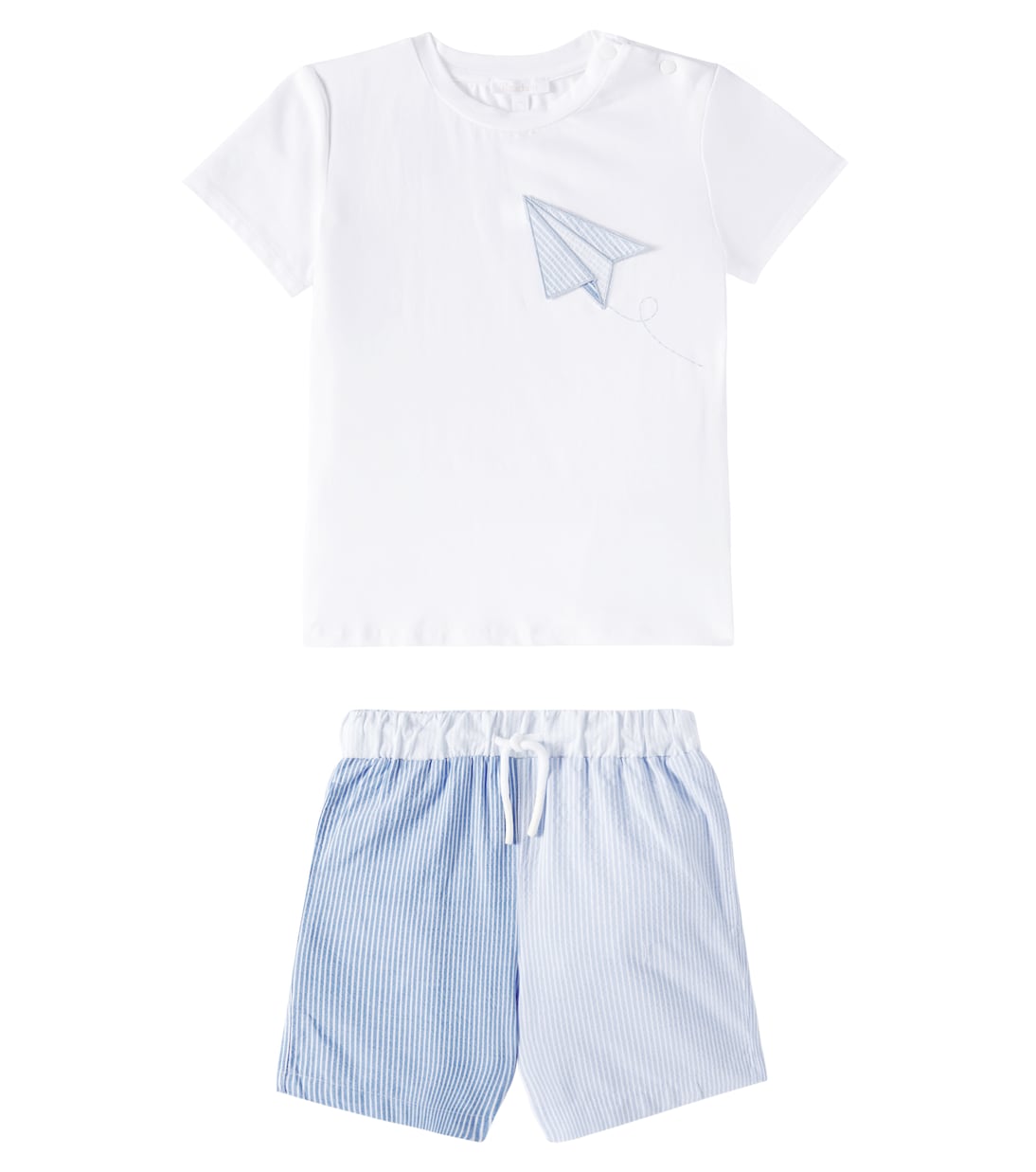 Cotton jersey T-shirt and shorts set | Patachou