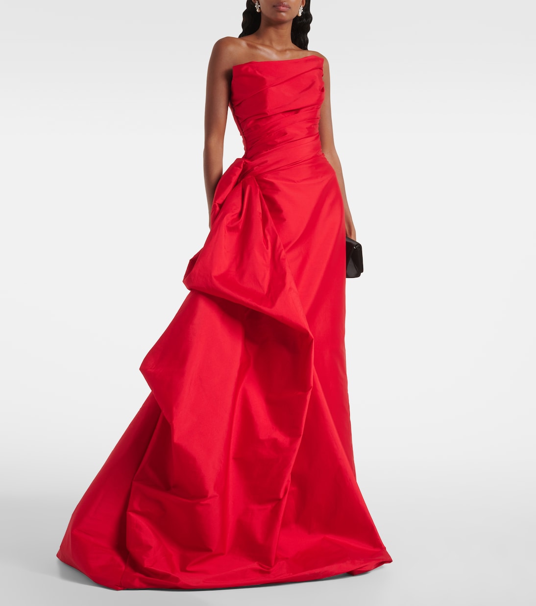 Ruched taffetta gown | Marmar Halim