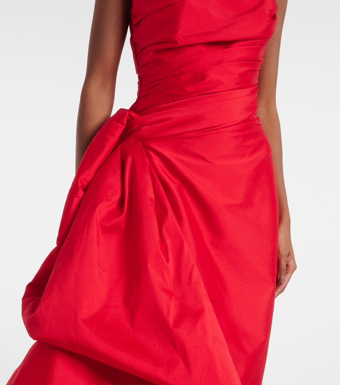 Ruched taffetta gown | Marmar Halim