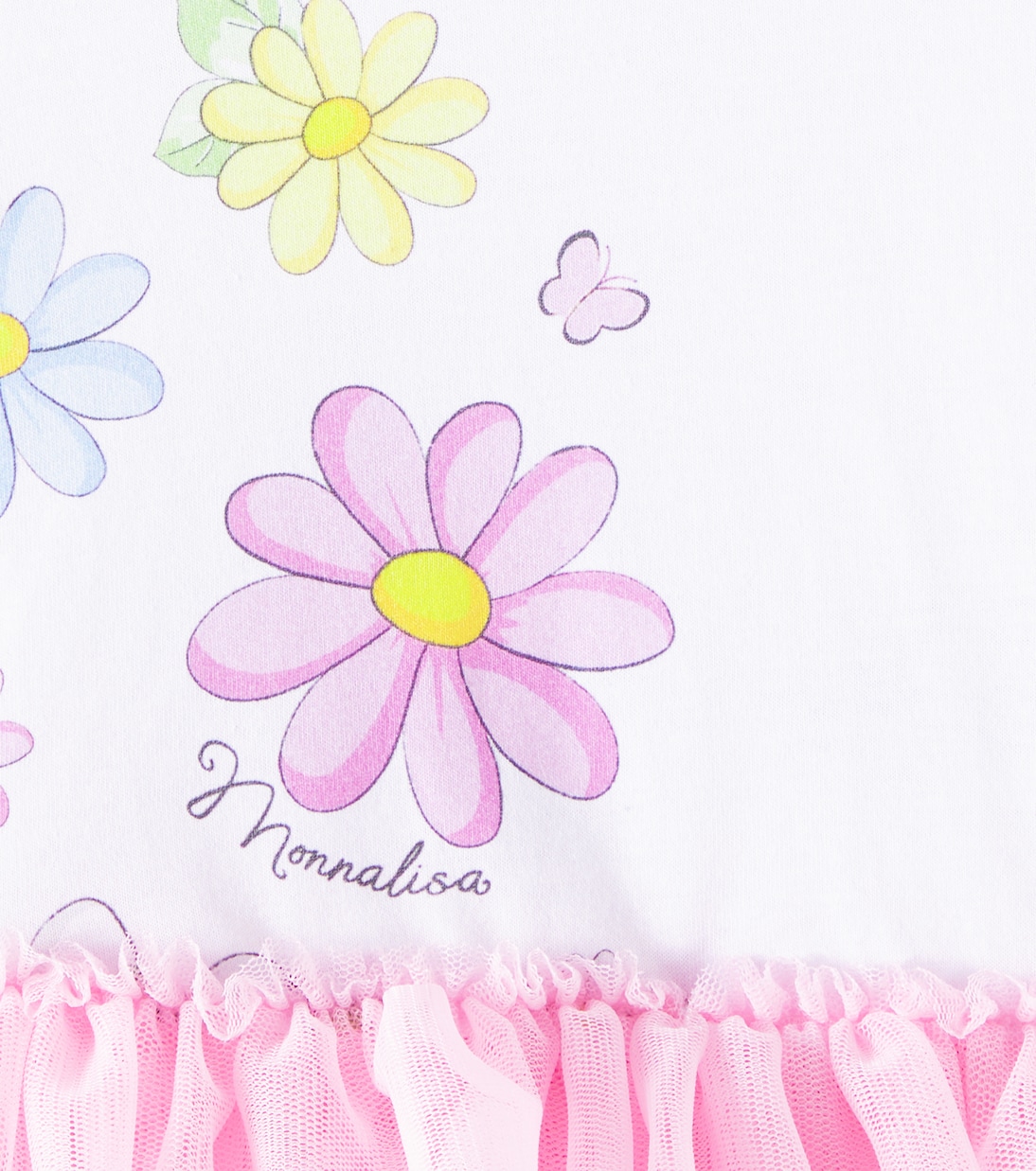 Bebé - camiseta de algodón con volantes | Monnalisa