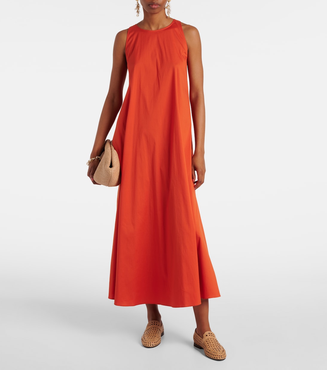 Maxikleid Romea aus Popeline | Max Mara
