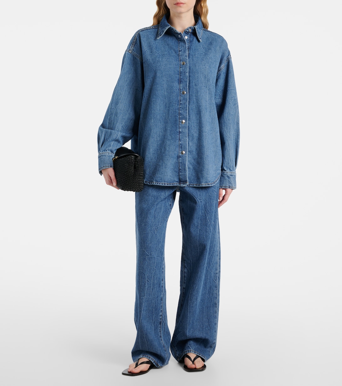 Jeans a gamba larga e vita alta | Róhe