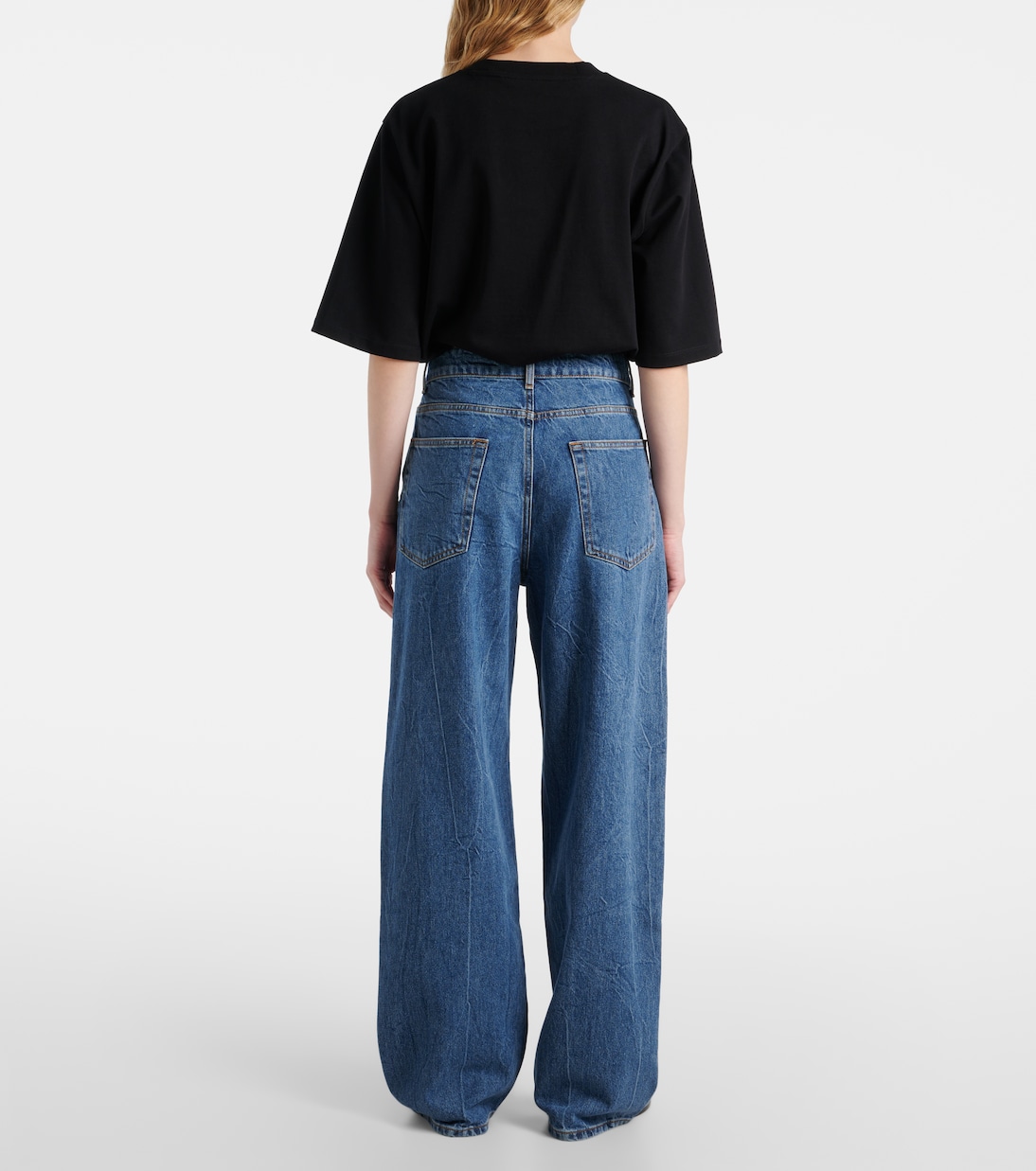 Jeans a gamba larga e vita alta | Róhe