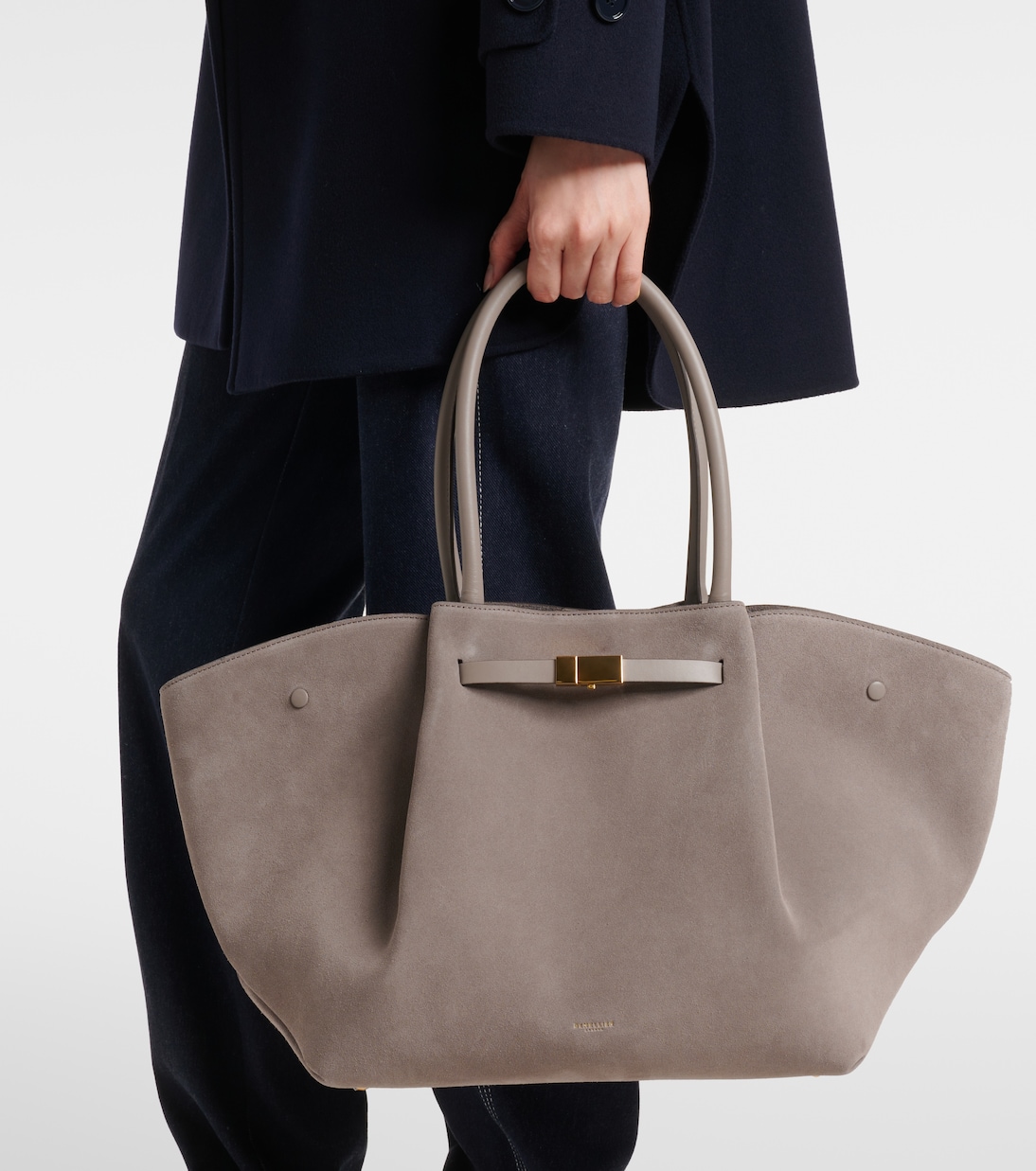 Sac New York Midi en daim | DeMellier