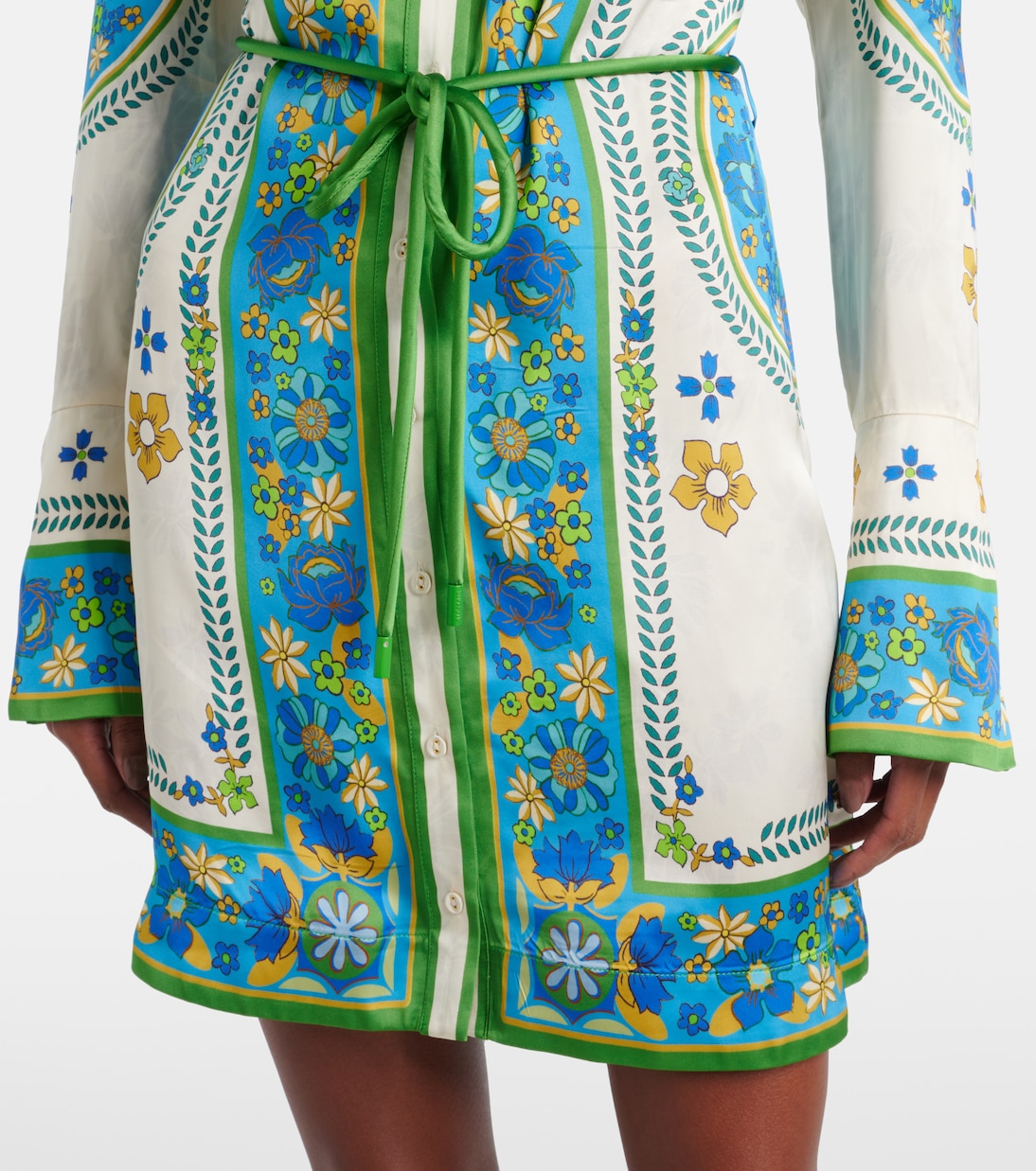 Bedrucktes Hemdblusenkleid Vivianna | Alémais