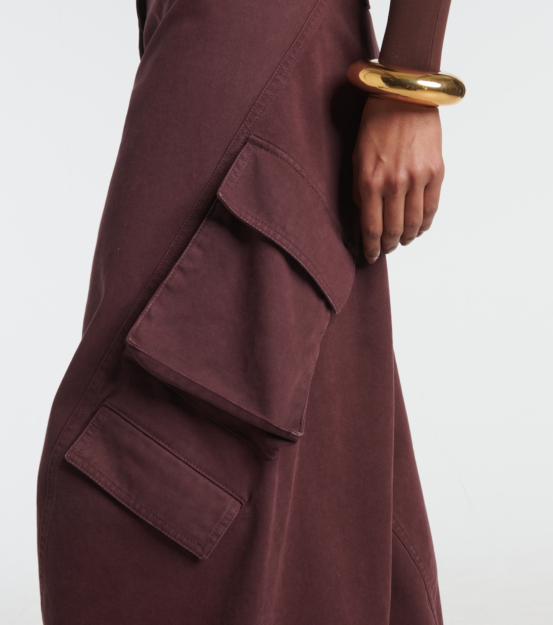 Pantaloni cargo in twill di cotone | Alaïa