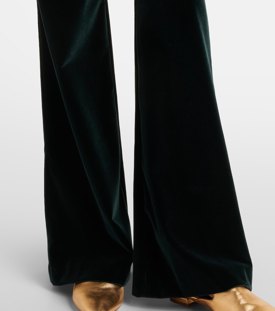 Cotton velvet flared pants | Etro