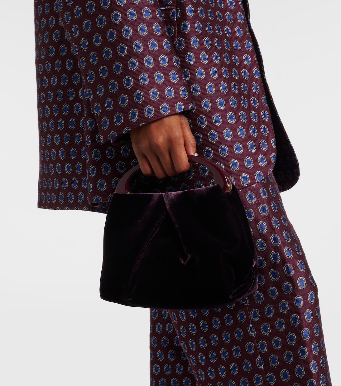 Tote Bag Crisp Small aus Samt | Dries Van Noten