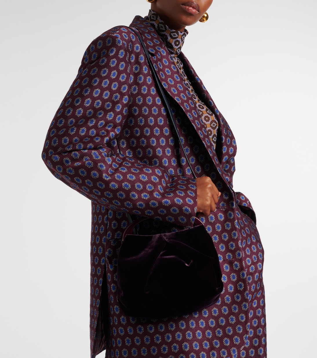 Tote Bag Crisp Small aus Samt | Dries Van Noten