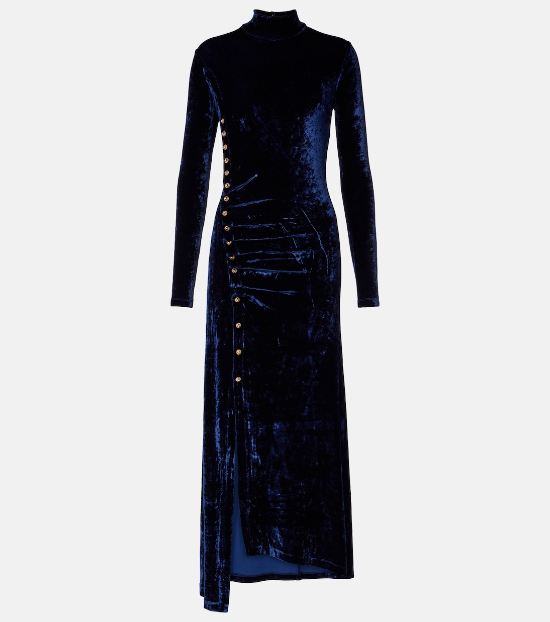 Midikleid aus Samt | Rabanne