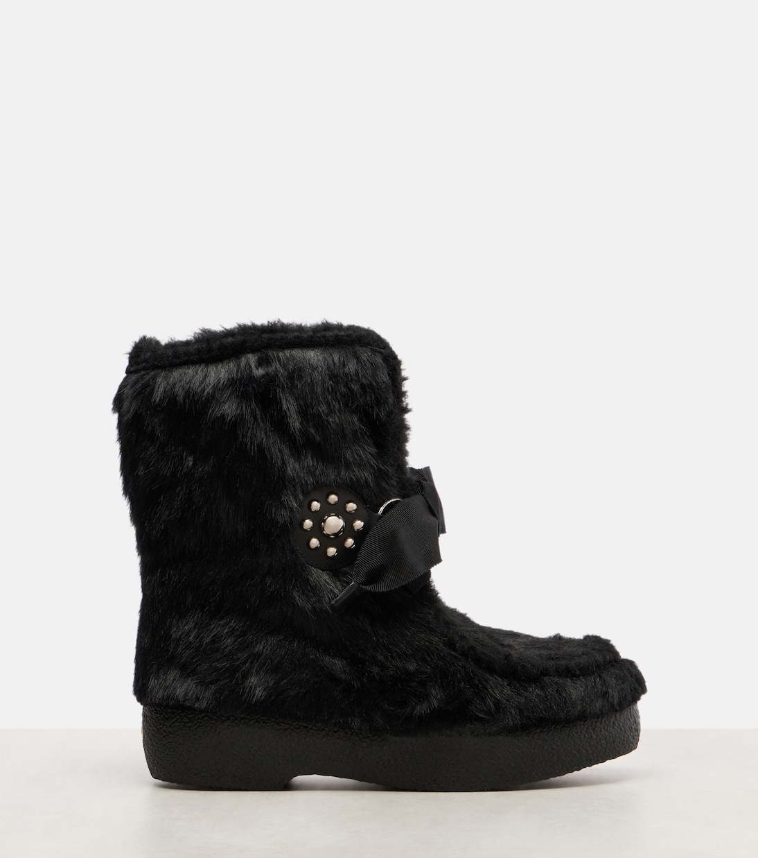Ankle Boots Snowish aus Faux Shearling | Valentino Garavani