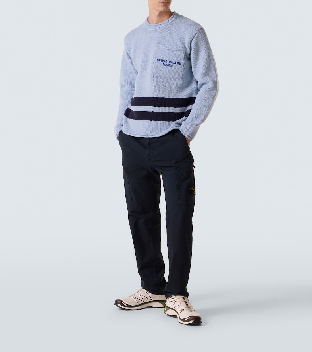 Pullover Marina aus Jacquard aus Schurwolle | Stone Island