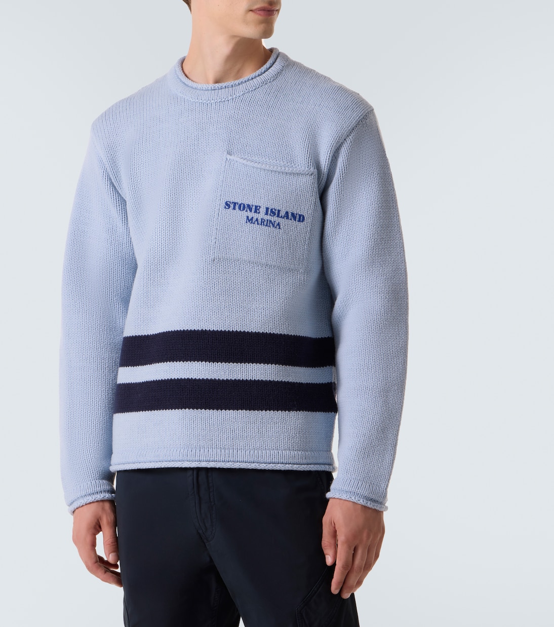 Pullover Marina aus Jacquard aus Schurwolle | Stone Island