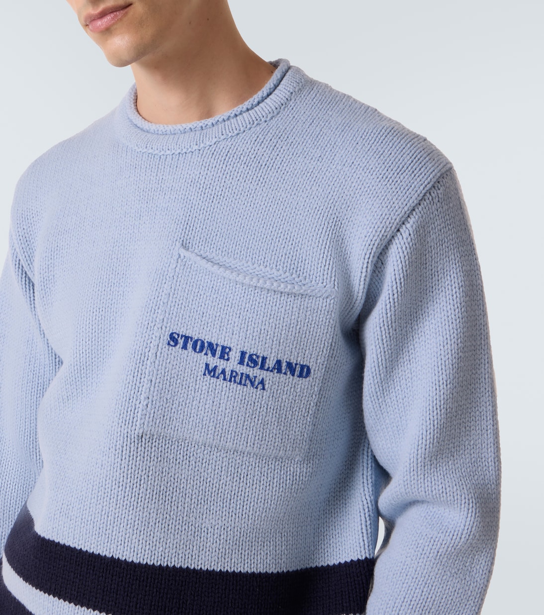 Pullover Marina aus Jacquard aus Schurwolle | Stone Island
